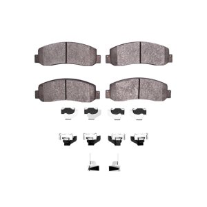 Ford F-450 Super Duty Brake Pads - Front - R1 Concepts - Ceramic - `05-`12